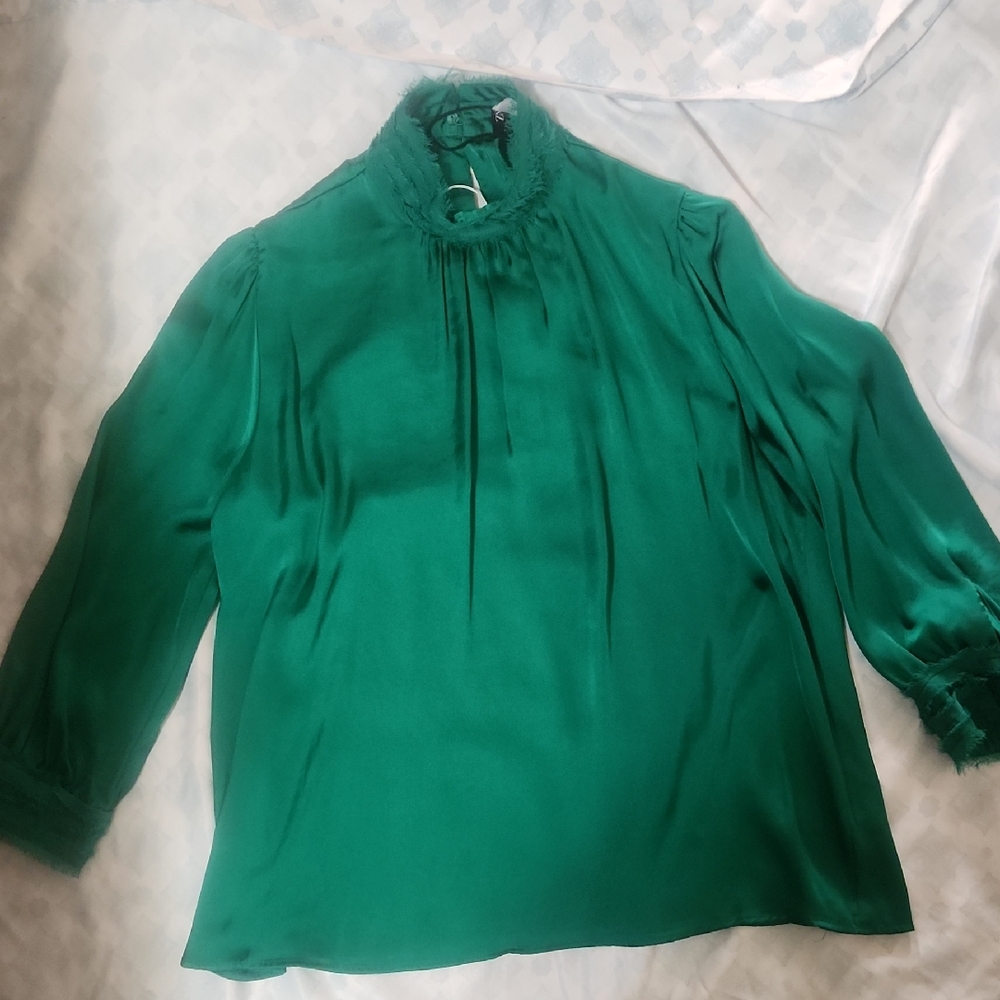 Elegant Green Women's Top